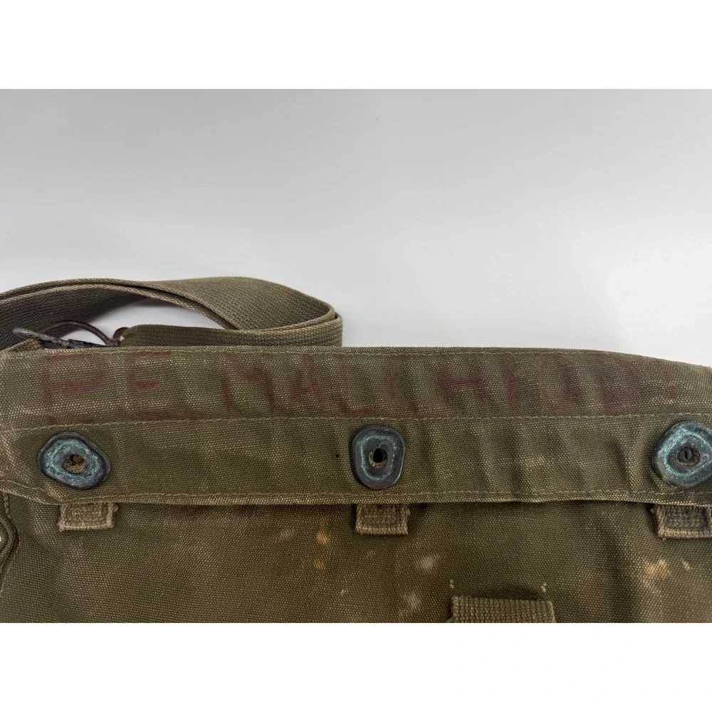 US‎ Military M9A1 Field Protective Mask Bag Canvas Messenger Olive Drab Green LL